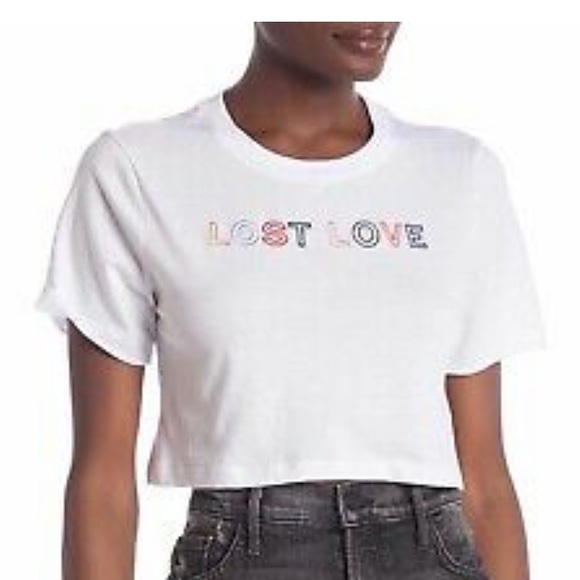 Kendall + Kylie Lost Love Crop Tee - Picture 2 of 7